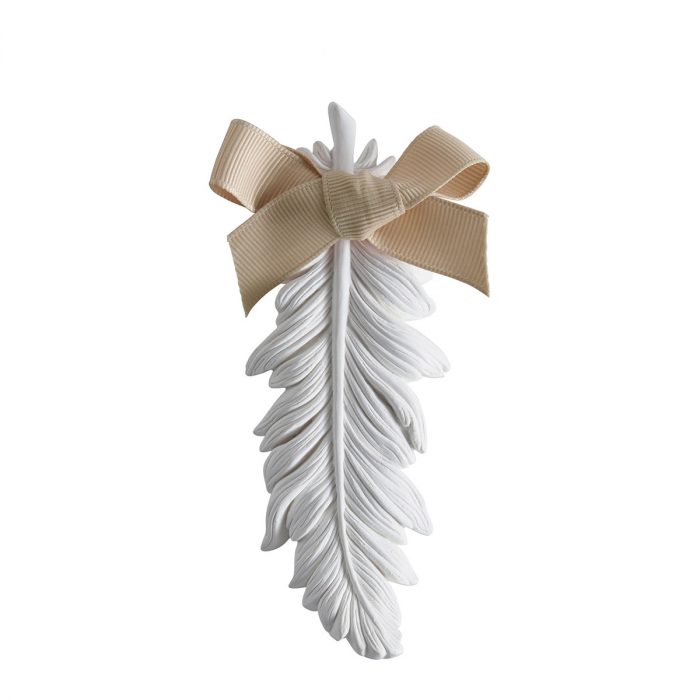 Décor parfumé Plume - Grand modèle - Poudre de Riz