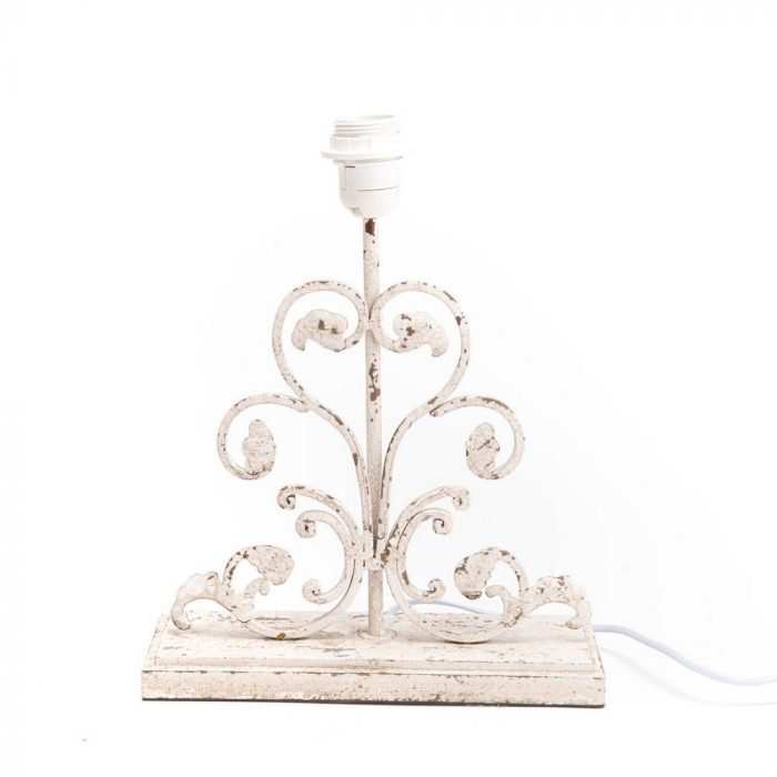 Lampe pied en métal