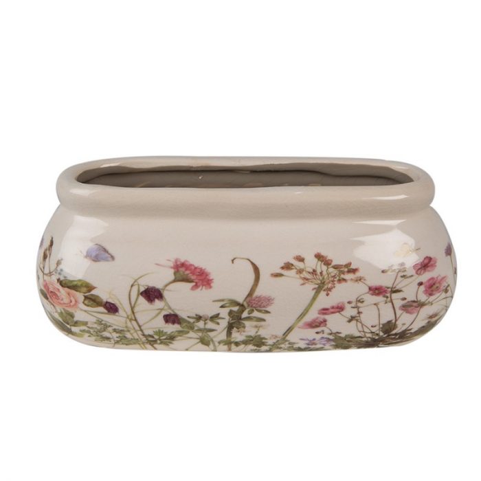 Pot en céramique ovale