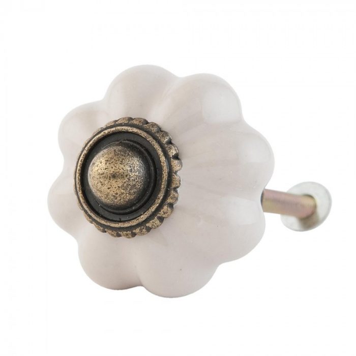 Bouton de porte crème – Image 2