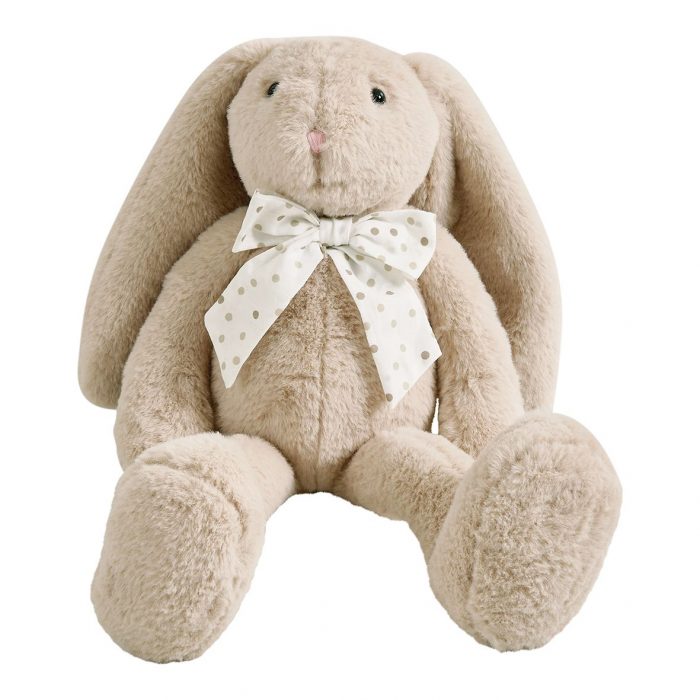Peluche lapin beige