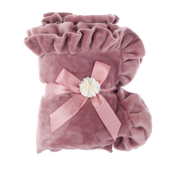 Plaid polyester rose