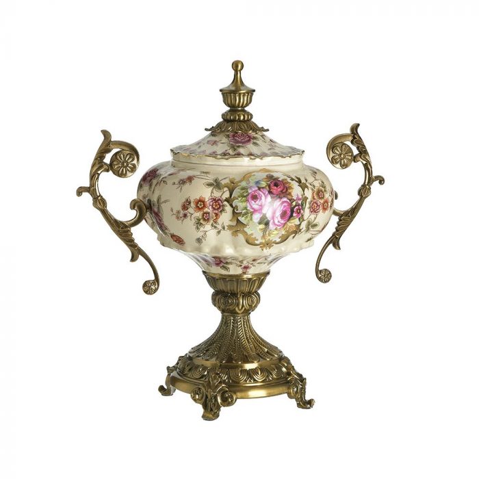 Pot en porcelaine rose