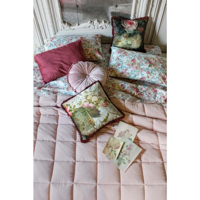 Coussin rond en velours – Image 3
