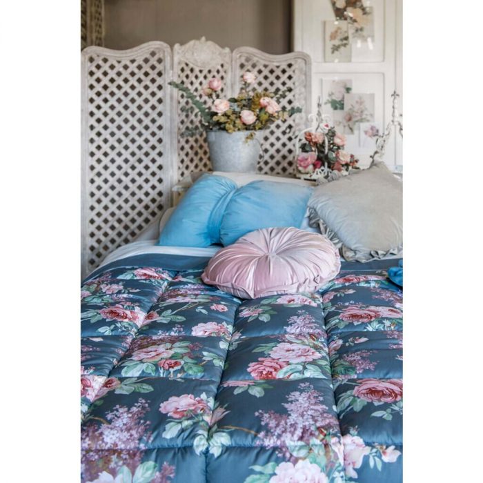 Coussin rond en velours – Image 4