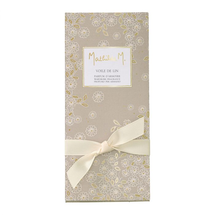 Tablette Dentelle parfumée de Fleurs et d'Or - Voile de Lin – Image 2