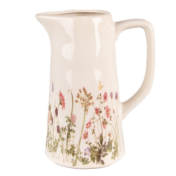 Pichet décoratif petites fleurs