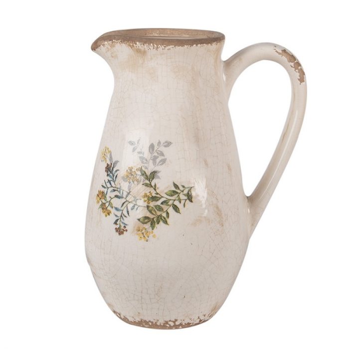 Pichet décoratif beige