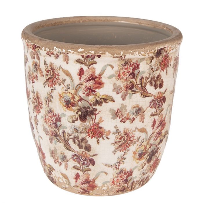 Pot de fleurs couleurs automnales