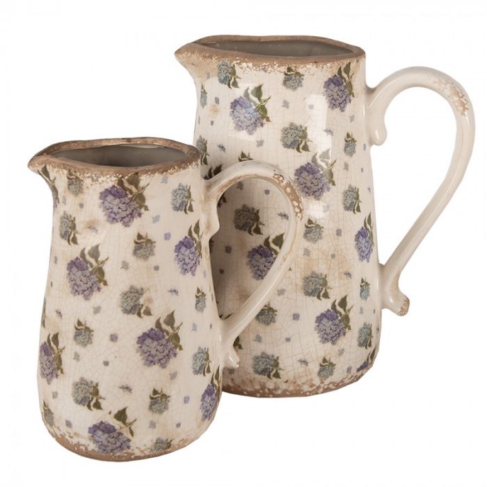 Pichet fleurs bleues – Image 4