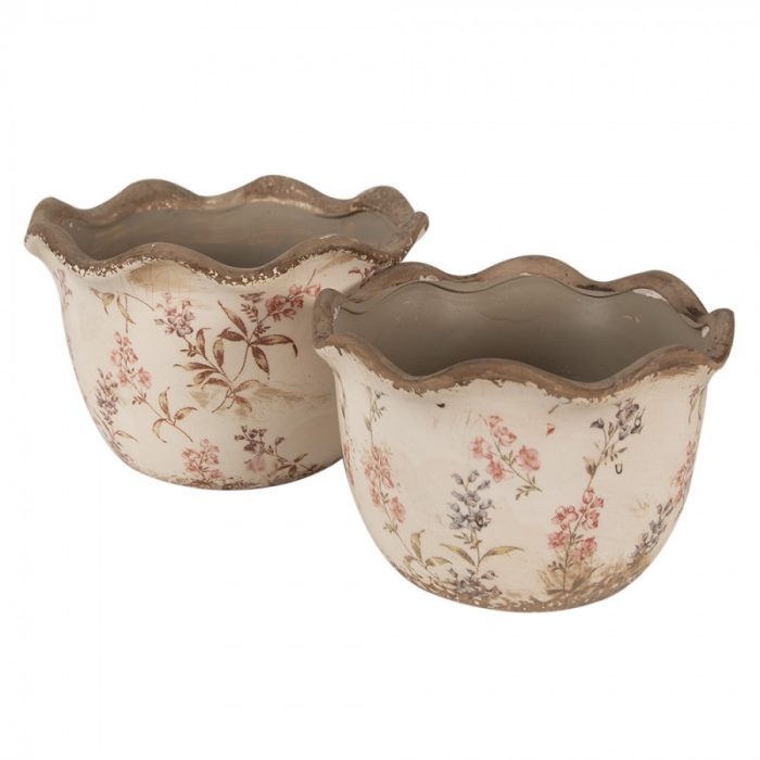 Pot de fleurs rose violine – Image 3
