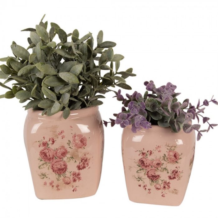 Pot de fleurs petites roses – Image 4
