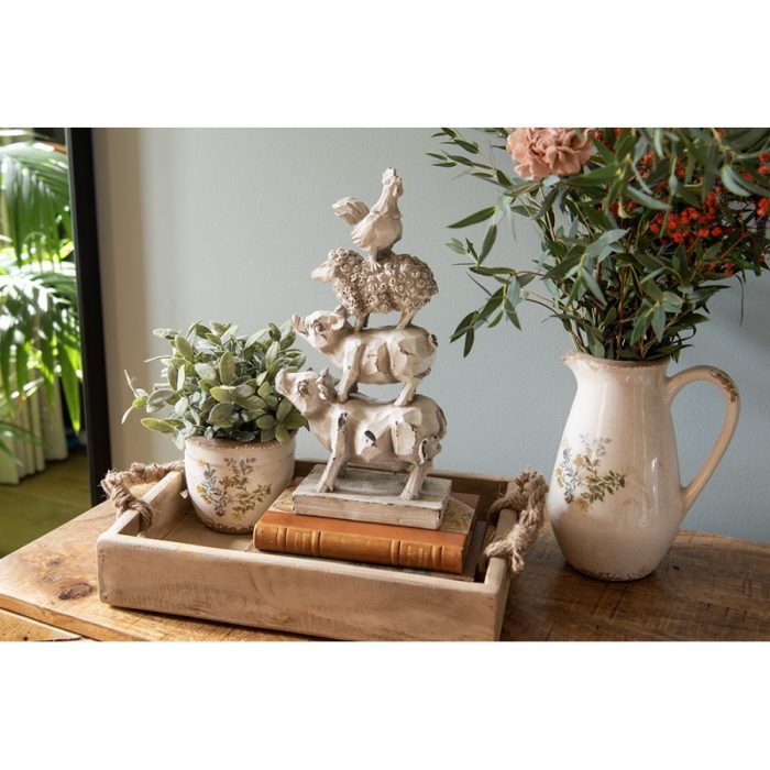 Pichet décoratif beige – Image 5