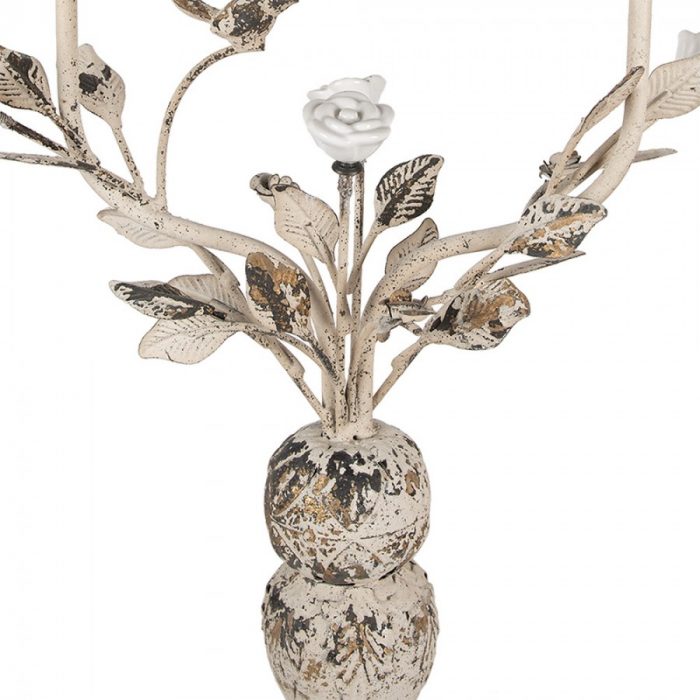 Lampe en métal crème – Image 4
