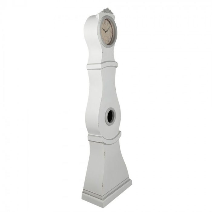 Horloge en bois blanc – Image 2