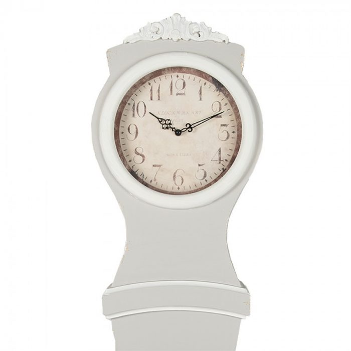 Horloge en bois gris – Image 4