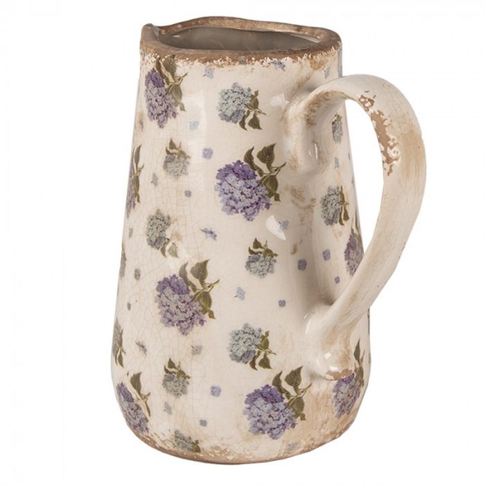 Pichet fleurs bleues – Image 2