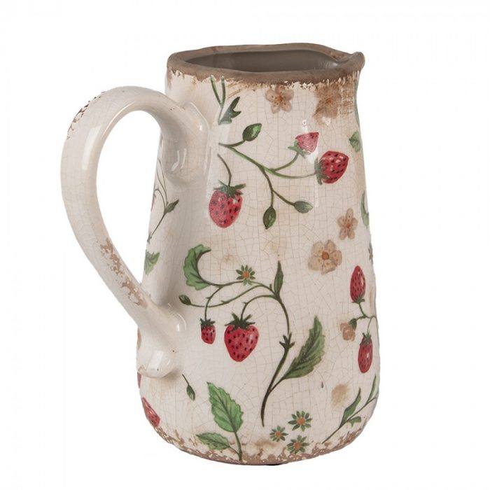 Pichet décoratif avec des fraises – Image 3