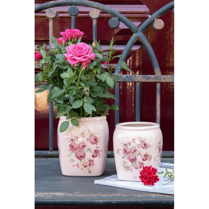 Pot de fleurs petites roses – Image 5