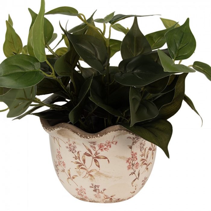 Pot de fleurs rose violine – Image 2
