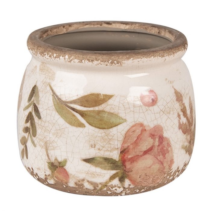 Pot avec fleurs