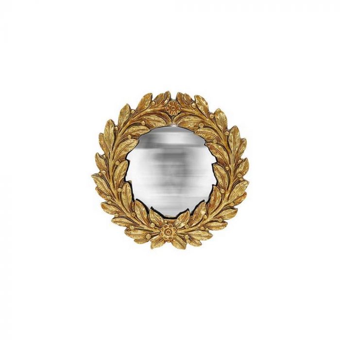 Miroir convexe doré