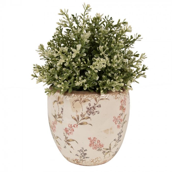 Pot fleurs roses – Image 2