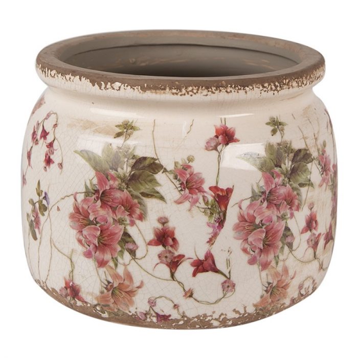 Pot de fleurs rond