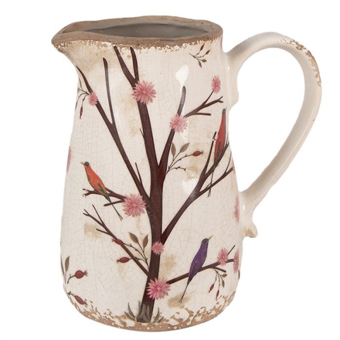 Pichet décoratif oiseaux