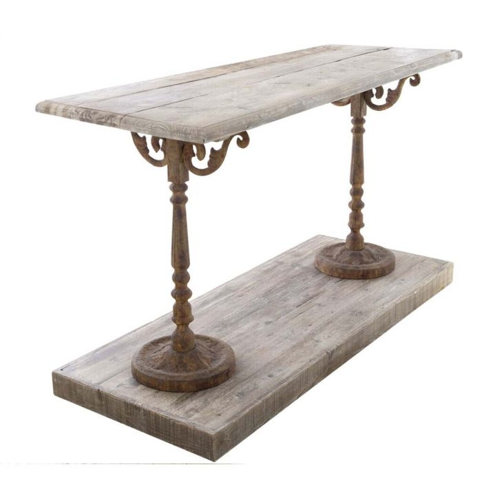 Console bois et métal – Image 3