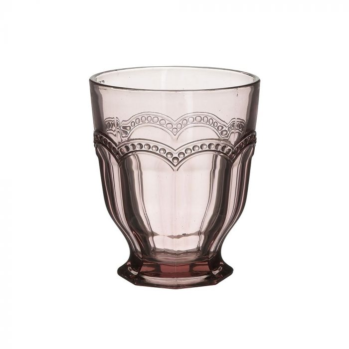Verre teinté rose