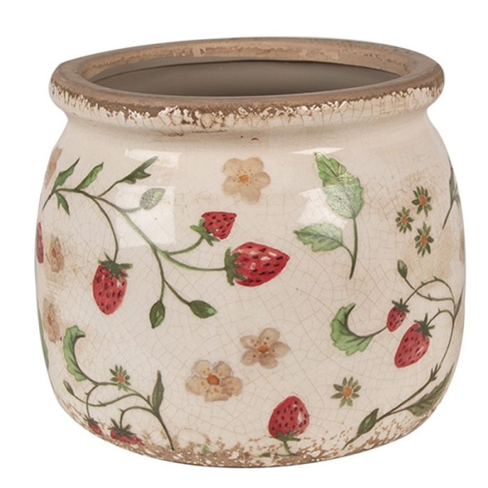 Pot d'intérieur fraises