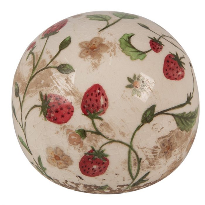 Boule en céramique fraises