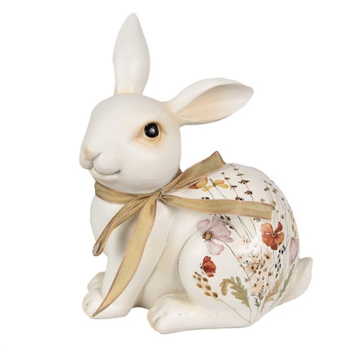 Lapin décoratif fleurs
