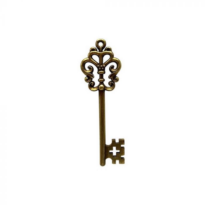 Clé dorée décorative