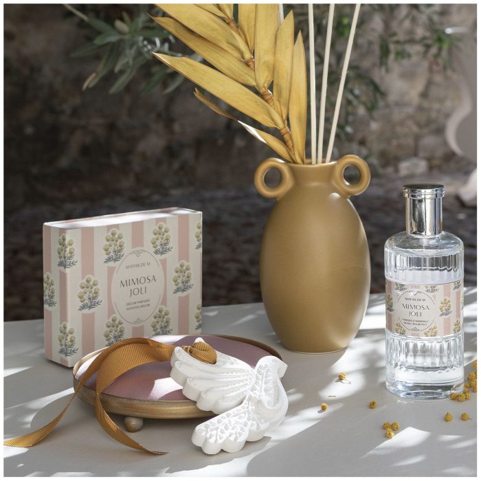 Décor parfumé Colombe et concentré de parfum 4 ml Soleil de Provence - Mimosa Joli – Image 2
