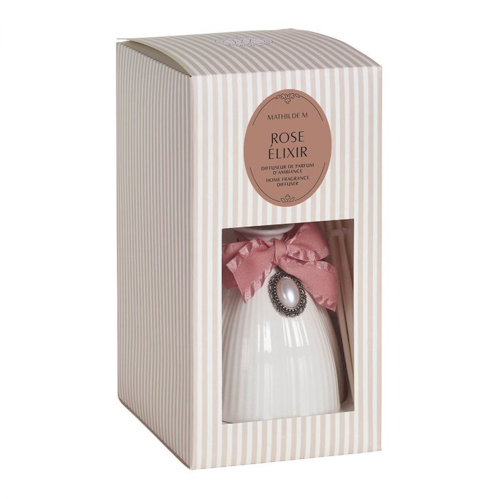 Diffuseur de parfum d'ambiance Marie-Antoinette blanc 200 ml - Rose Élixir – Image 3