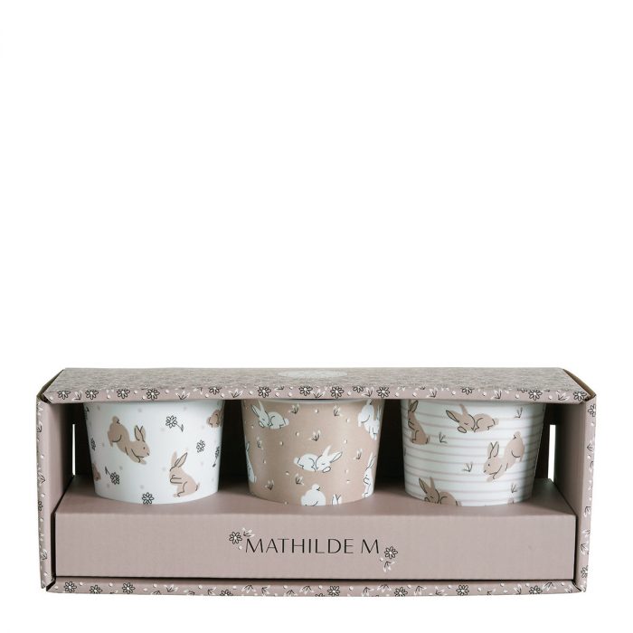 Set de 3 verres La Ronde des Petits Lapins