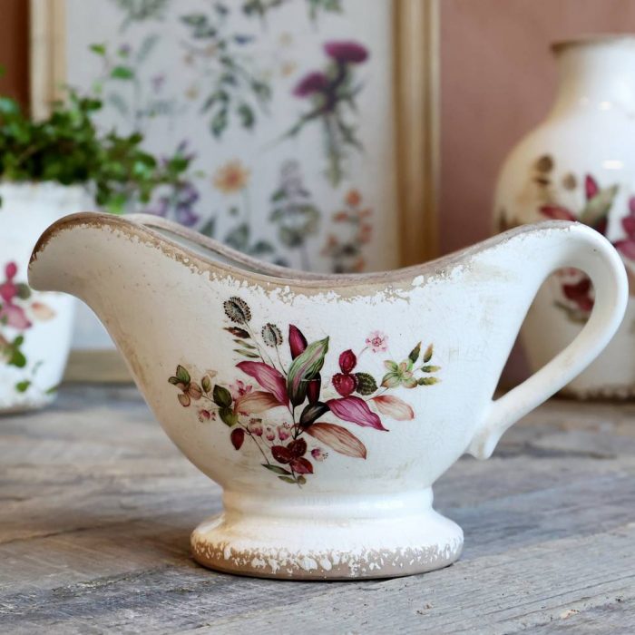Pot bol décor floral – Image 2