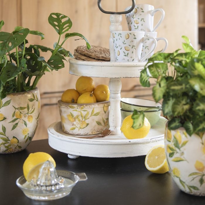 Pot de fleurs citron jaune – Image 4