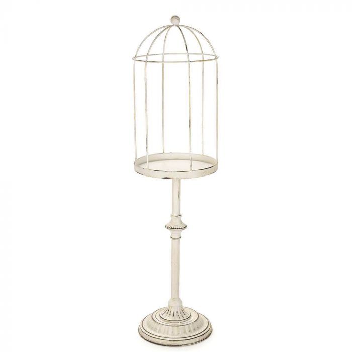 Cage sur pied en métal