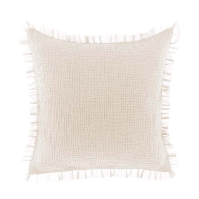 Coussin avec volants
