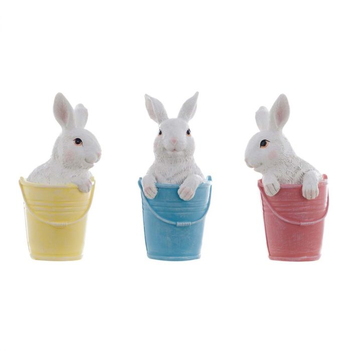Décoration lapin seau bleu – Image 2