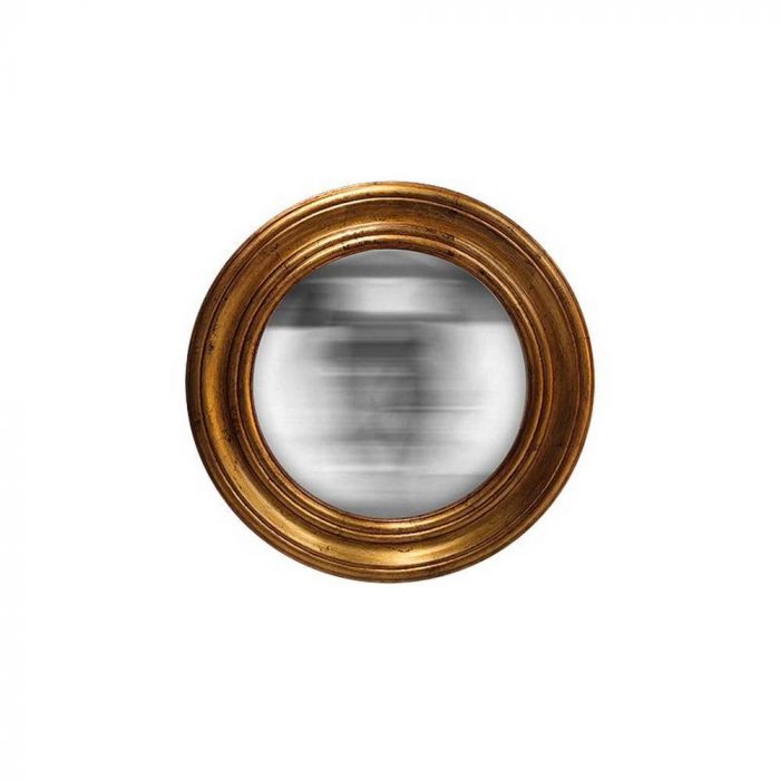 Miroir convexe doré
