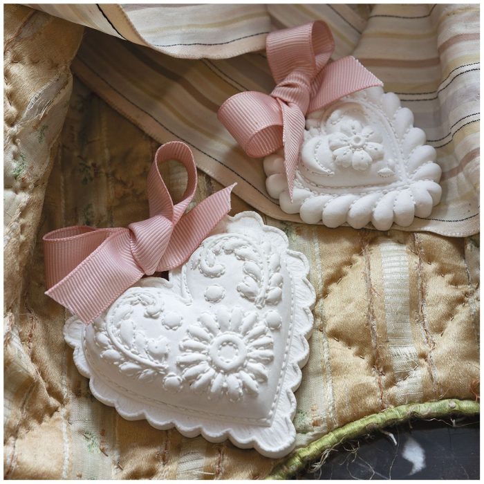 Décor parfumé Cœur Boutis grand modèle - Marquise – Image 2
