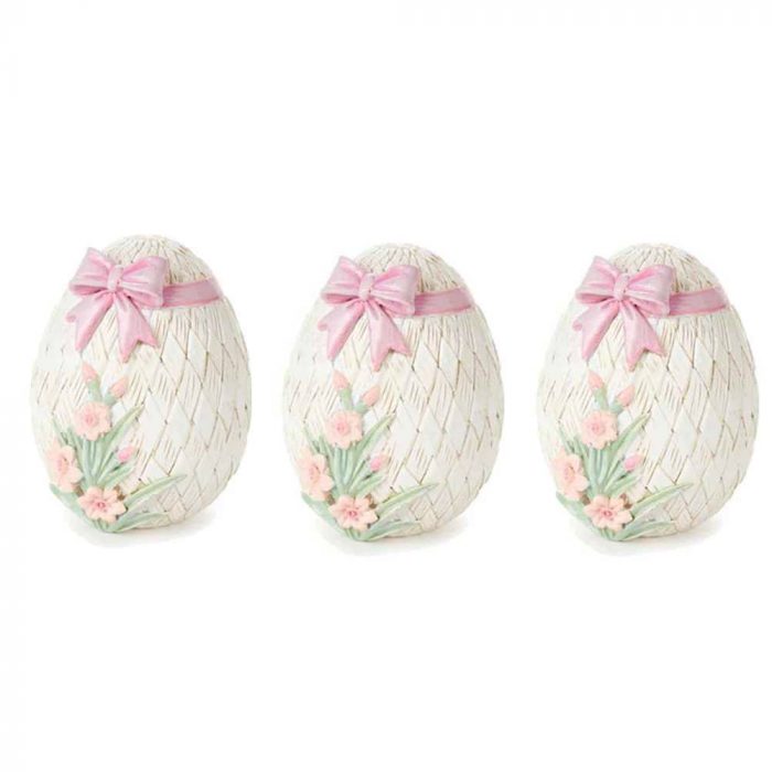 Oeuf en résine shabby