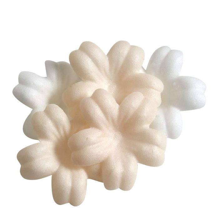 Boîte de pétales de savon parfumés blancs et nude - Parfum Rose – Image 3