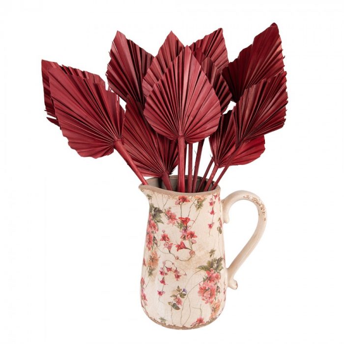 Pichet en céramique décor floral – Image 2