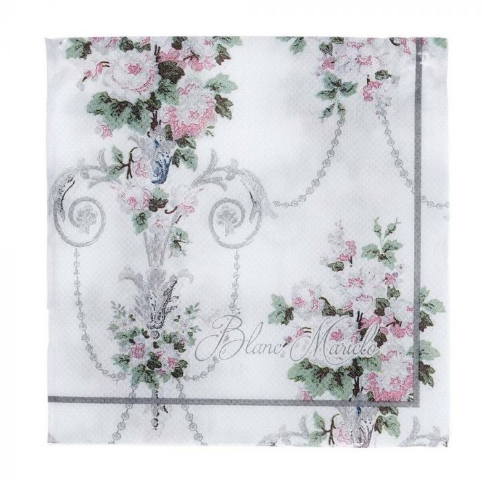 Serviettes en papier style romantique