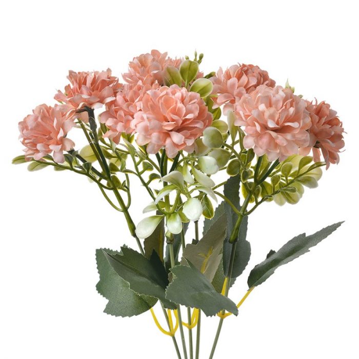 Bouquet de fleurs artificielles roses